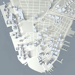 Lower Manhattan 3D Map