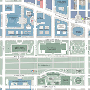 Washington, DC detailed Map