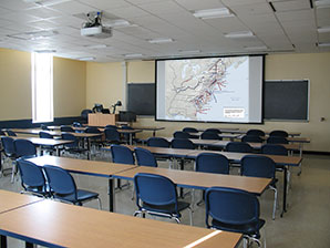 Map in the classroom